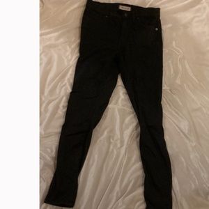 Madewell High Rise Skinny Black Pants